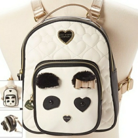 Betsey Johnson Handbags - *NWT* BETSEY JOHNSON Panda Backpack